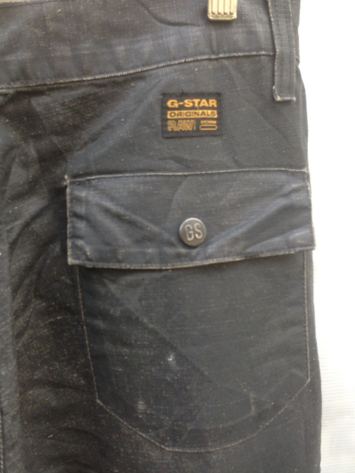 G-Star Genuine G Star Baggy Linen Trousers Pants Size US 33 - 8 Thumbnail