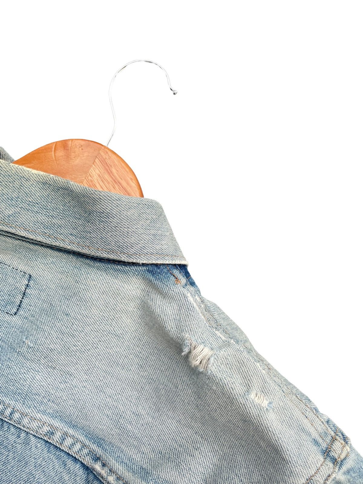 Japanese Brand Vintage Half Aging Faded Distressed Jacket Size US S / EU 44-46 / 1 - 8 Thumbnail
