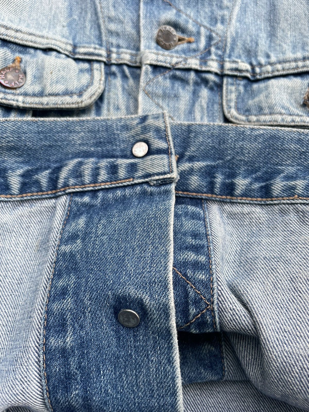 Japanese Brand Vintage Half Aging Faded Distressed Jacket Size US S / EU 44-46 / 1 - 12 Thumbnail