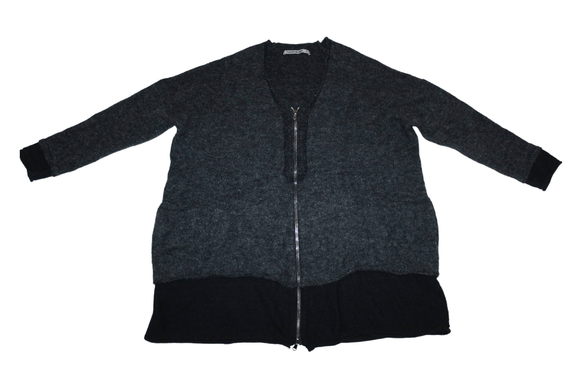 Transit Transit par-such oversized alpaca wool blend zip Cardigan Size XL / US 12-14 / IT 48-50 - 5 Thumbnail