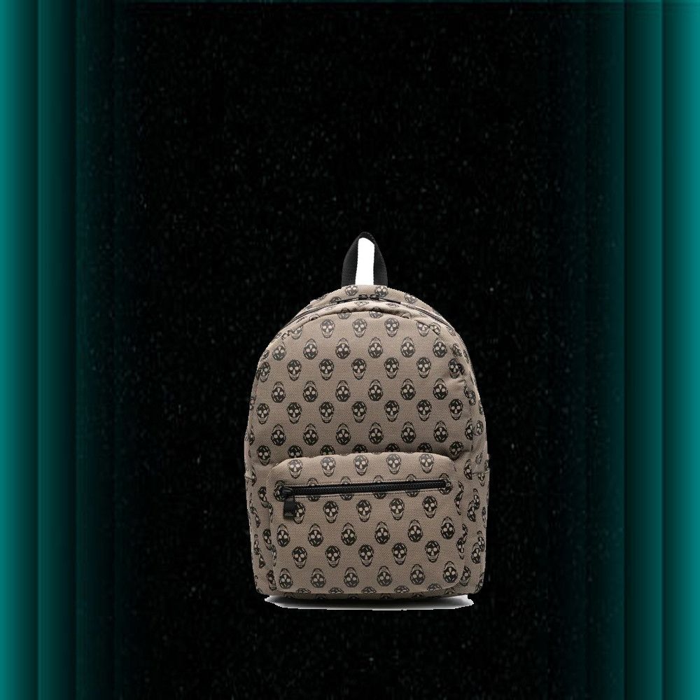 Backpack in Black & Beige