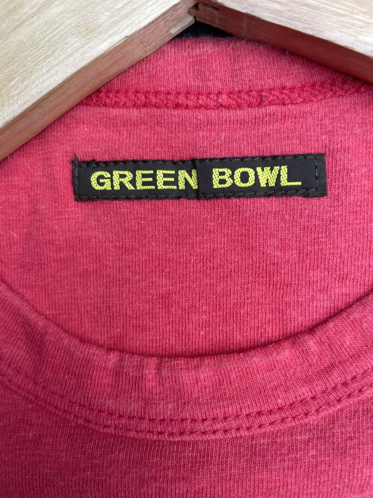 Japanese Brand Green Bowl Blue Collar Workism Tshirr Size US M / EU 48-50 / 2 - 10 Thumbnail