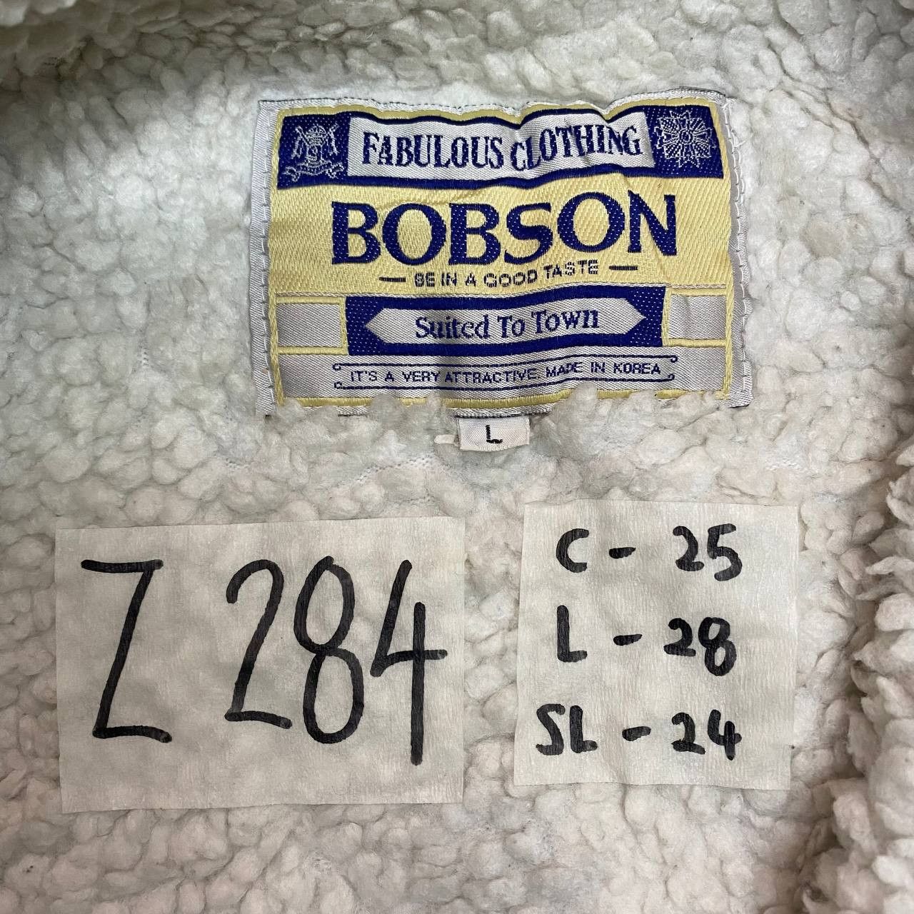 Z284 VTG BOBSON SHERPA DENIM JACKET