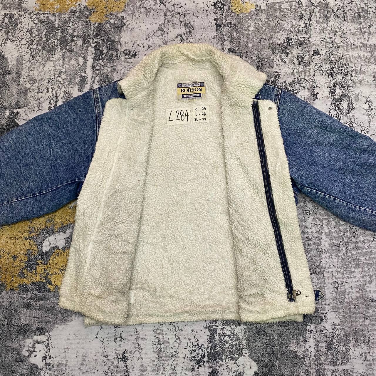 Z284 VTG BOBSON SHERPA DENIM JACKET