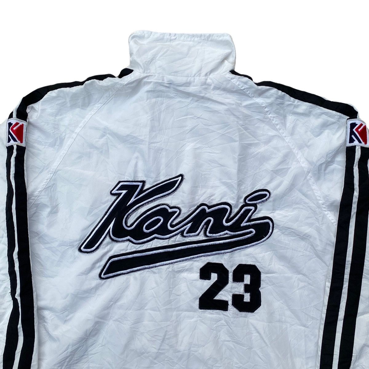Karl Kani × Rap Tees × Vintage Kani Big Embroidery Spell Out Vintage Windbreaker. #A5 Size US XXL / EU 58 / 5 - 8 Thumbnail