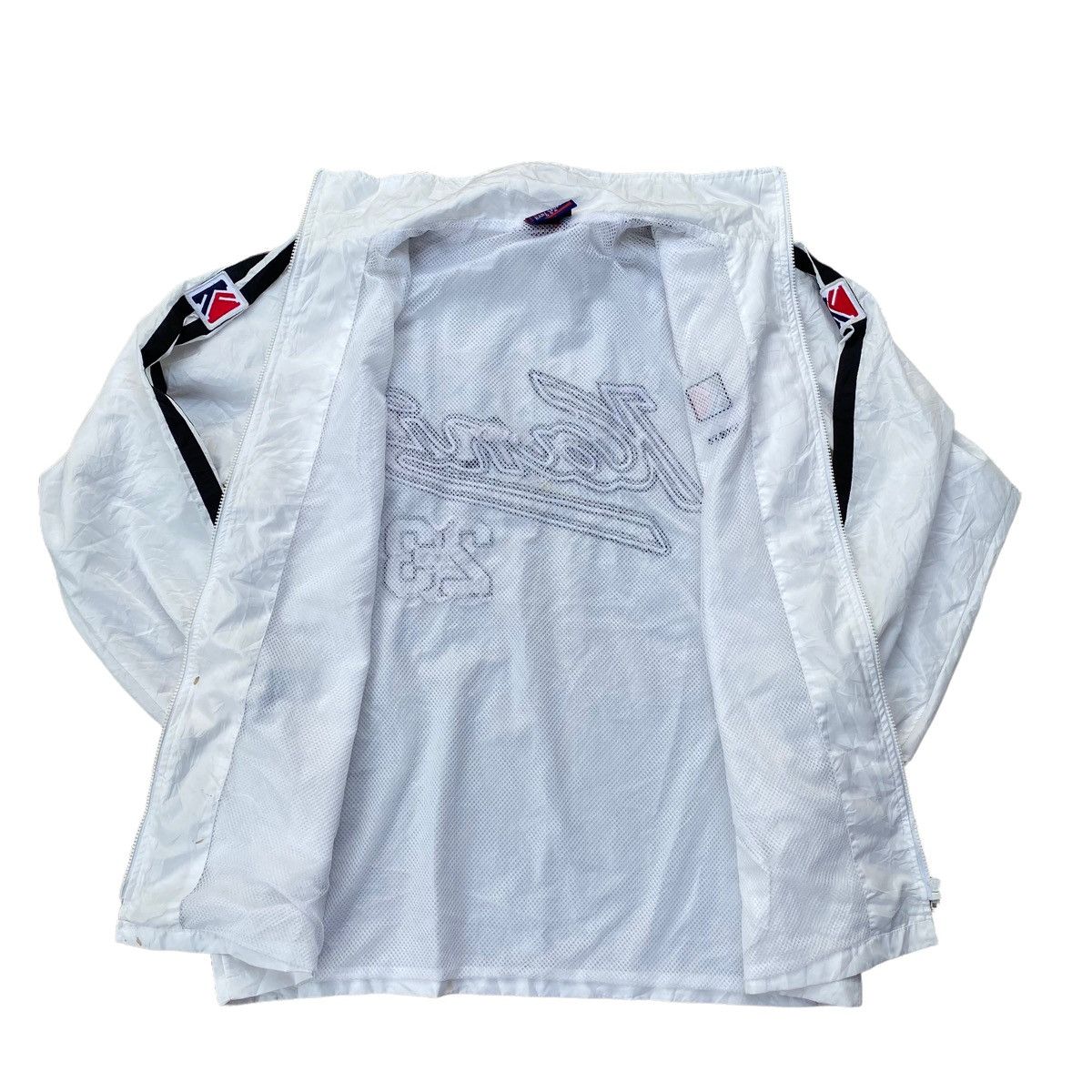 Karl Kani × Rap Tees × Vintage Kani Big Embroidery Spell Out Vintage Windbreaker. #A5 Size US XXL / EU 58 / 5 - 5 Thumbnail