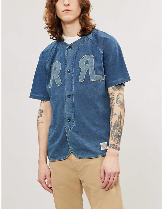 RRL Ralph Lauren RRL - S/S 19 - Indigo Baseball Jersey | Grailed