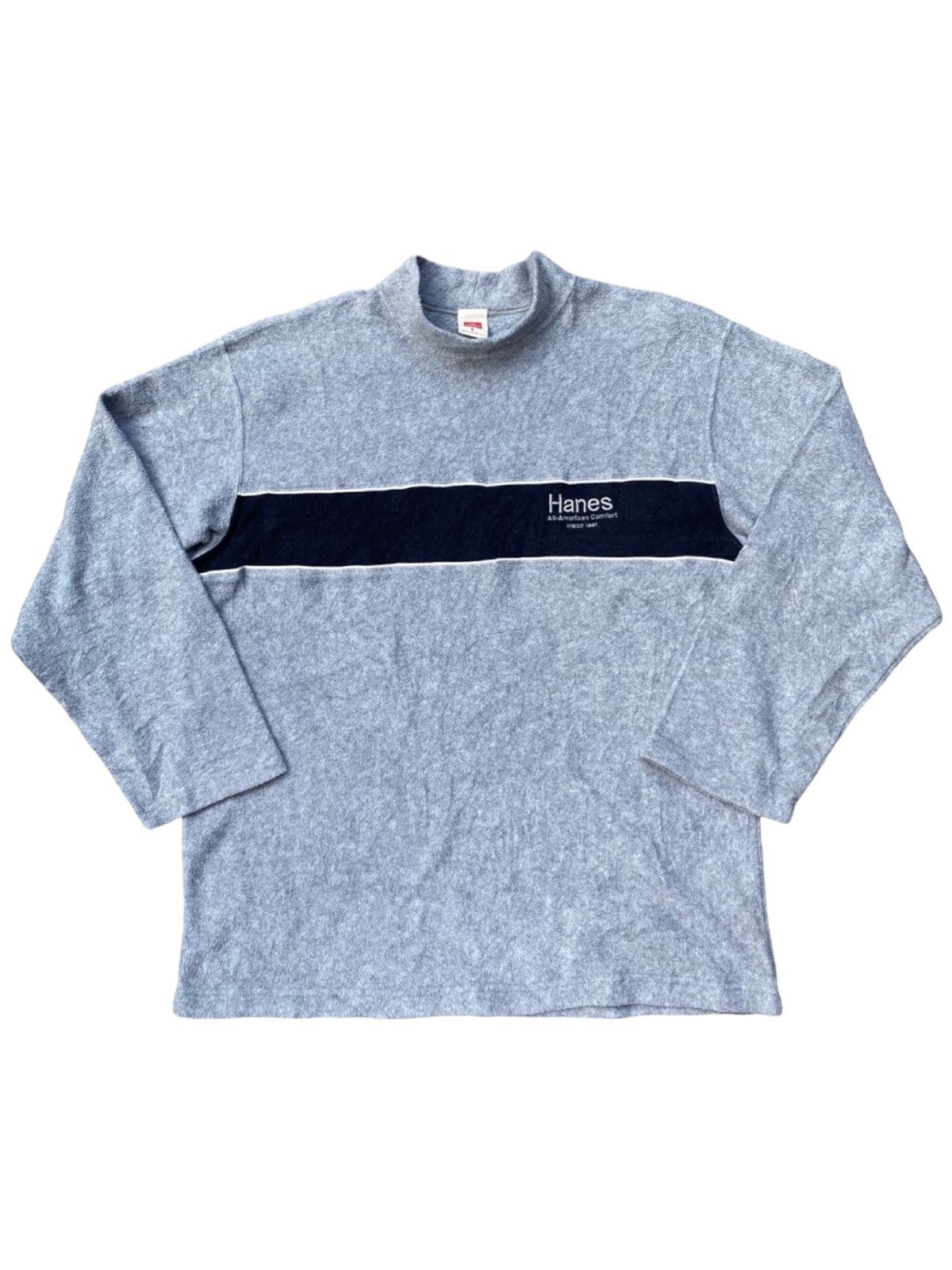 Hanes Vintage Fleece Long Sleeve Shirt. #X