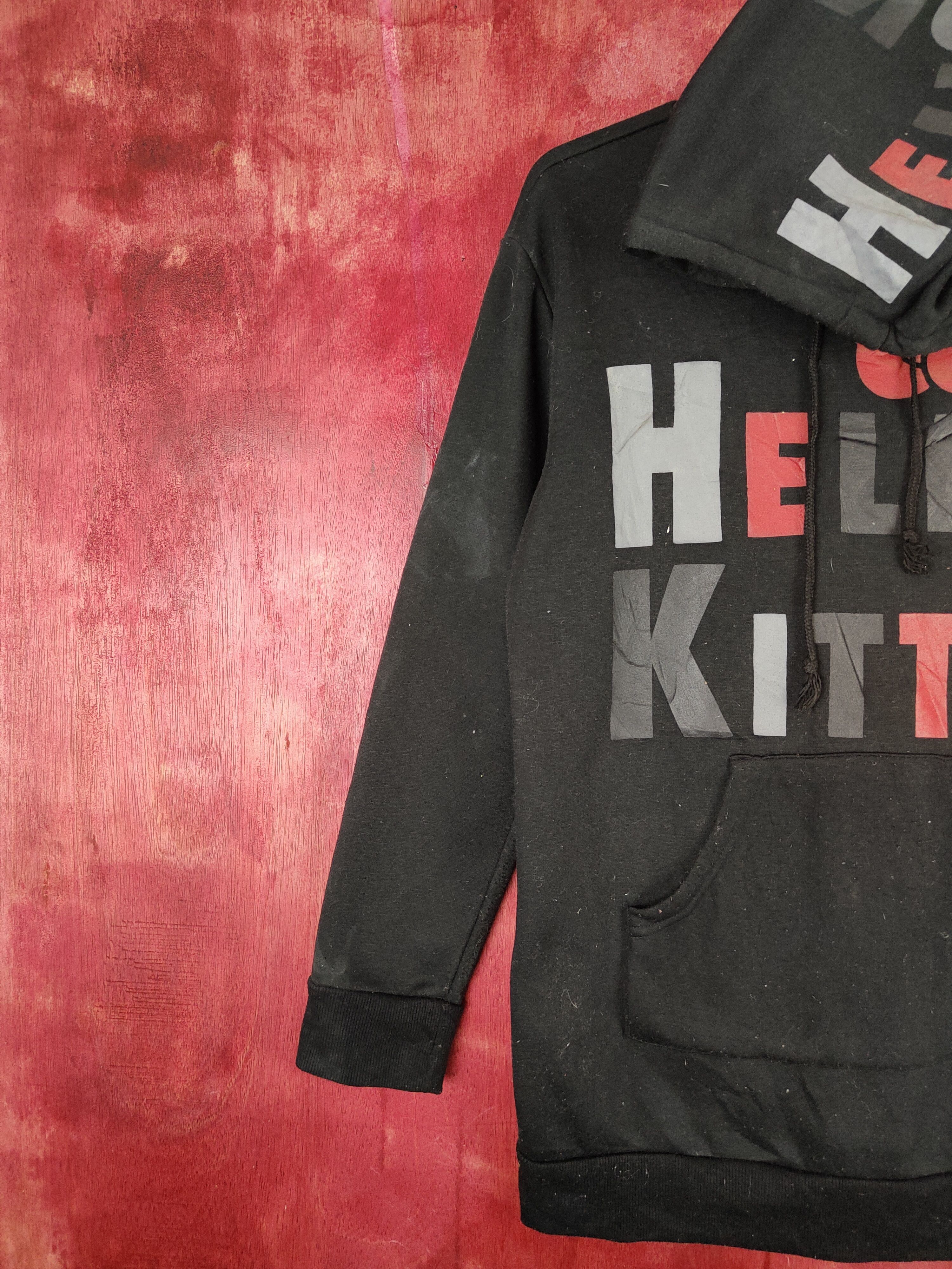 Cartoon Network Hello Kitty Black Hoodie Sweatshirt #S638 Size M / US 6-8 / IT 42-44 - 4 Thumbnail