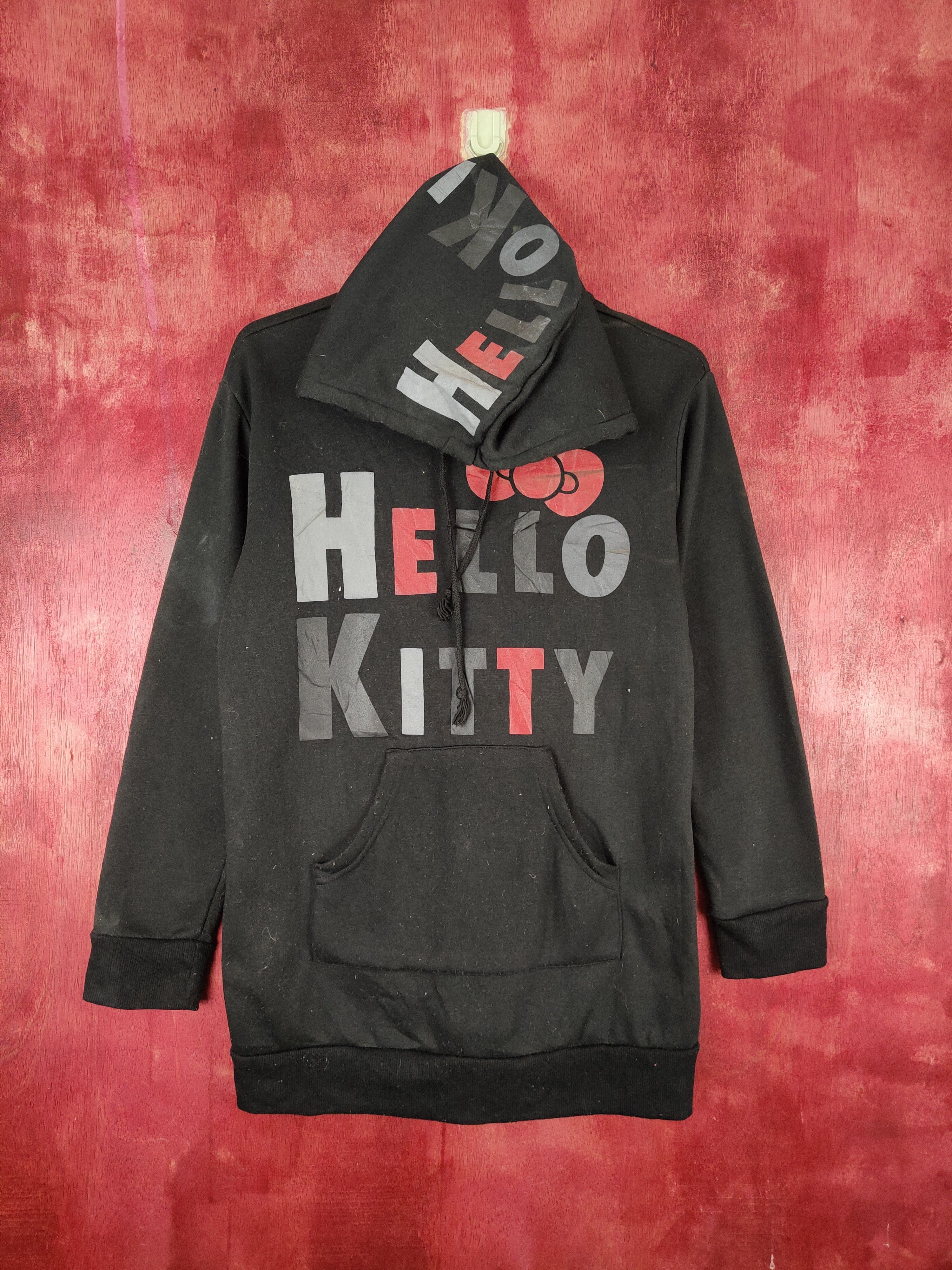 Cartoon Network Hello Kitty Black Hoodie Sweatshirt #S638 Size M / US 6-8 / IT 42-44 - 1 Thumbnail