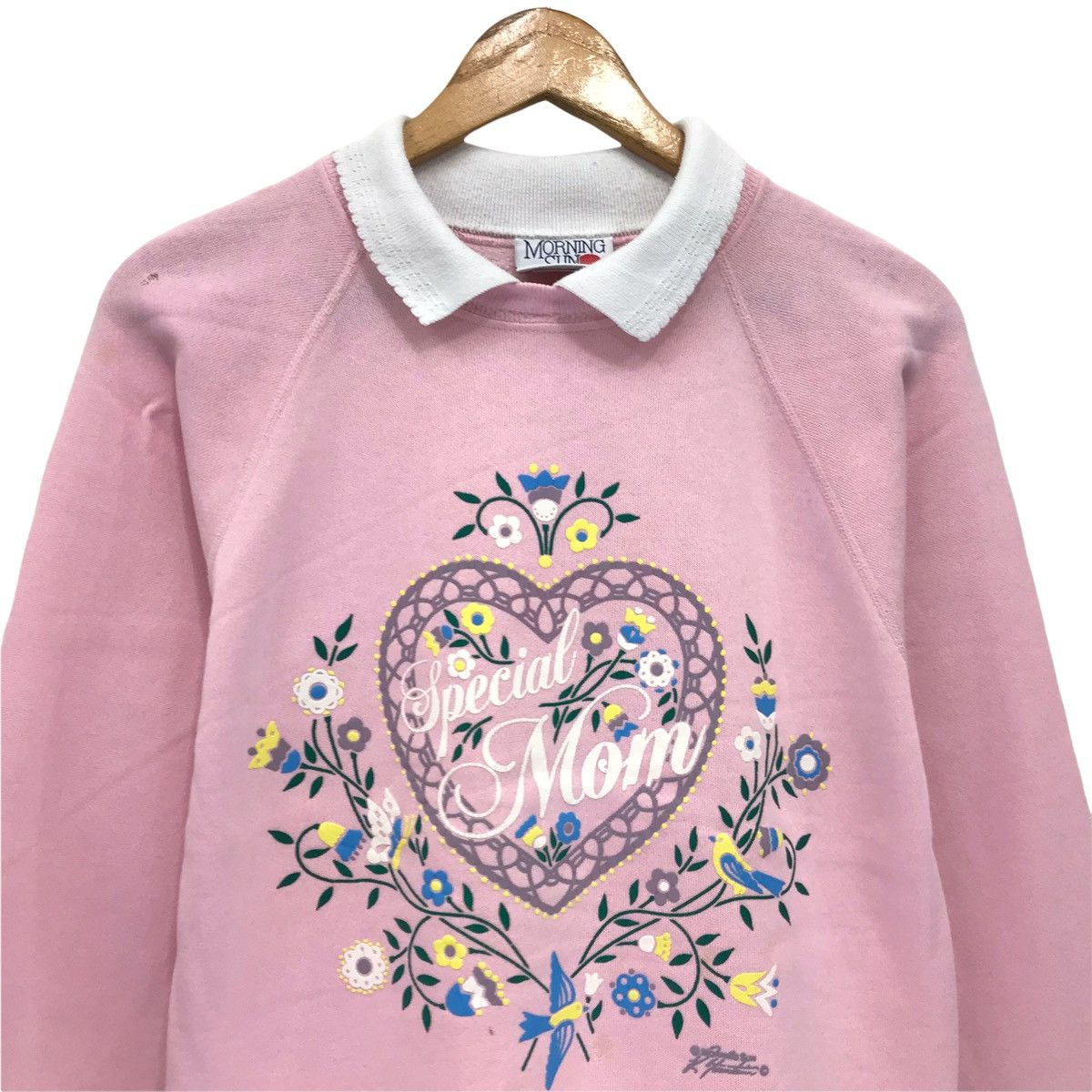 Vintage Vintage Morning Sun Flower Design Sweatshirt Size US M / EU 48-50 / 2 - 2 Thumbnail