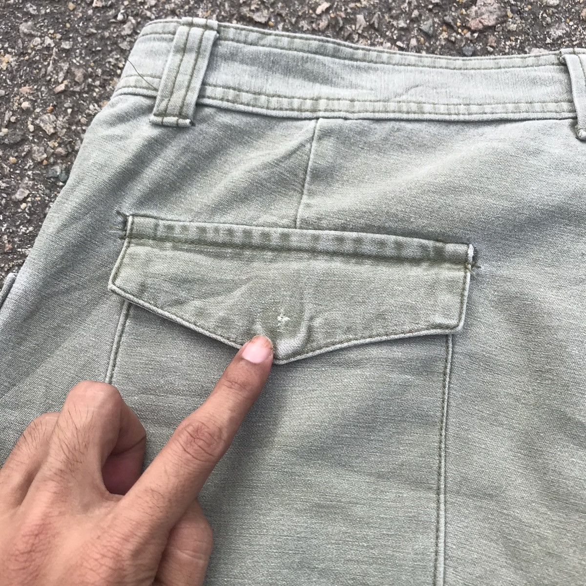Japanese Brand Vintage EvenRiver Faded Tactical Workwear Cargo Pants Size US 32 / EU 48 - 9 Thumbnail