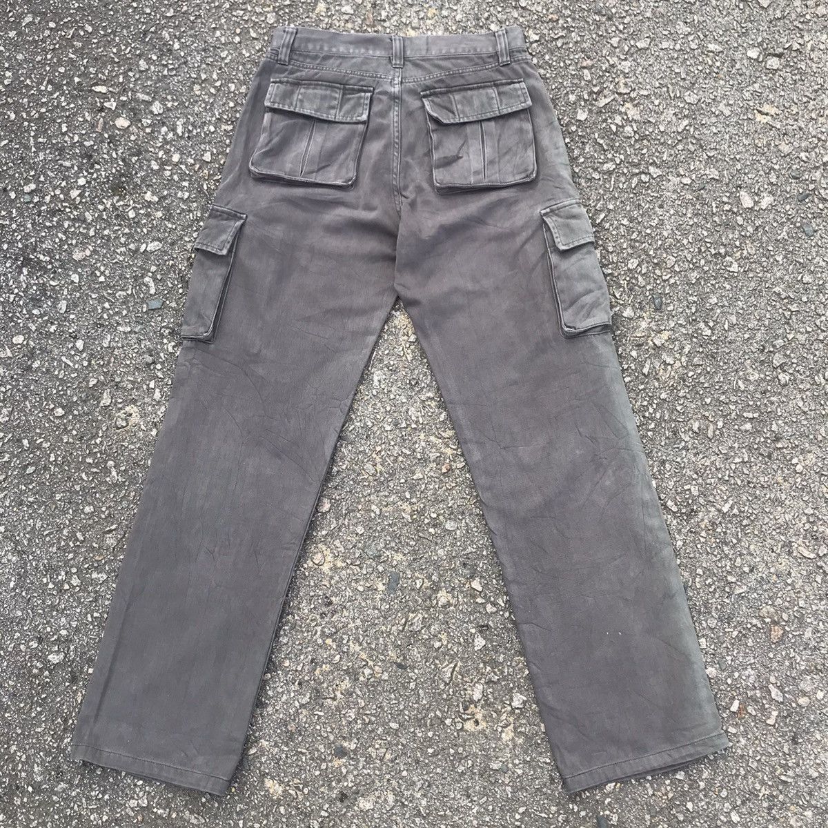 Japanese Brand Vintage Japanese Brand Faded Tactical Cargo Pants Size US 29 - 10 Thumbnail