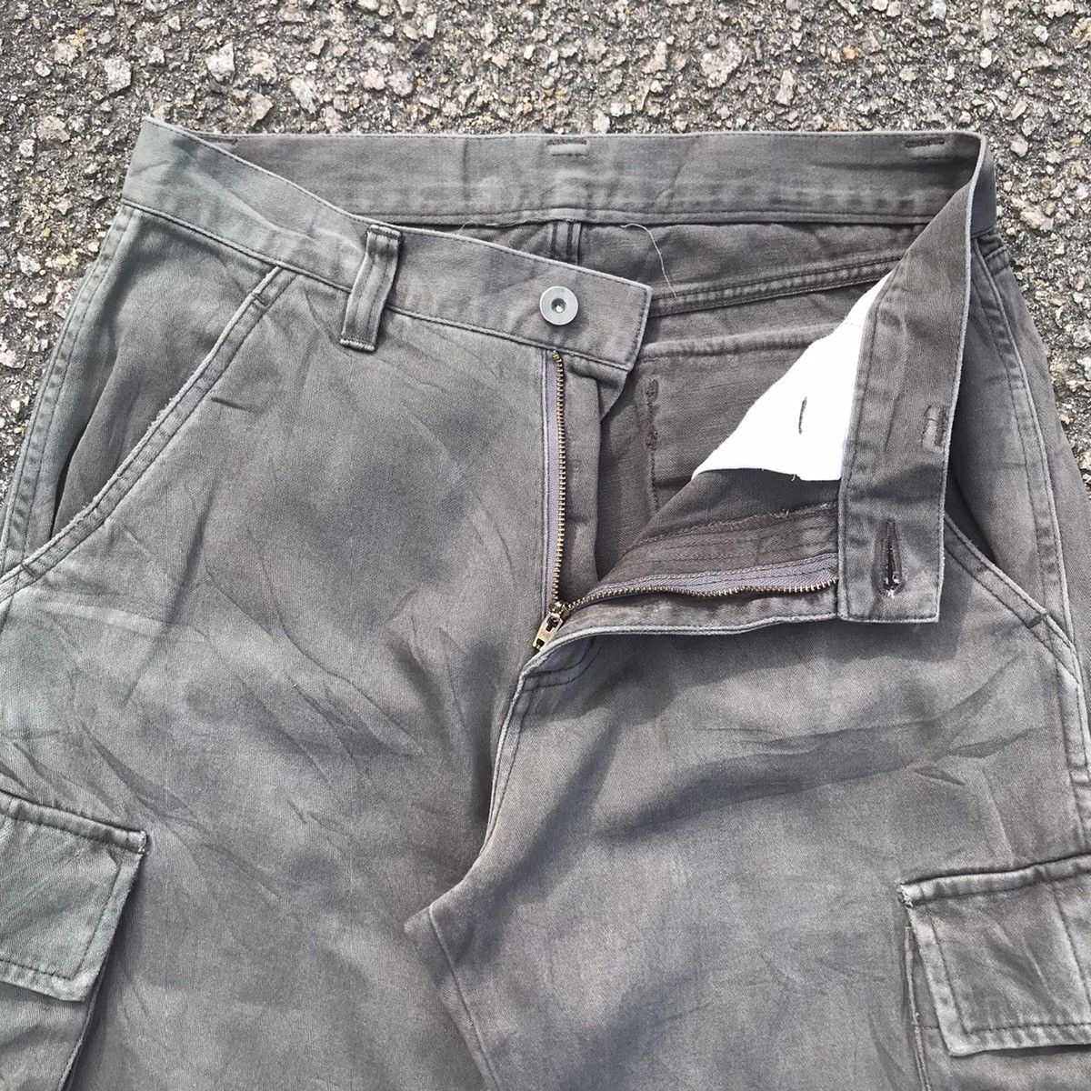 Japanese Brand Vintage Japanese Brand Faded Tactical Cargo Pants Size US 29 - 6 Thumbnail