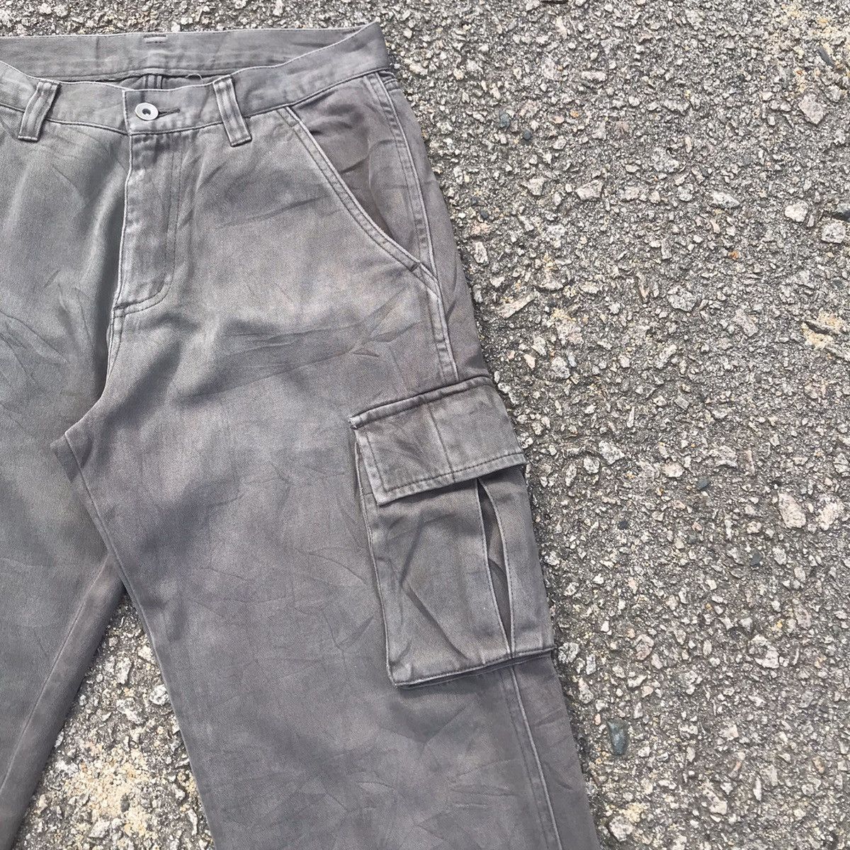 Japanese Brand Vintage Japanese Brand Faded Tactical Cargo Pants Size US 29 - 5 Thumbnail
