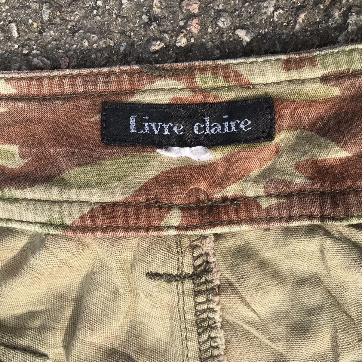 Japanese Brand Vintage Livre Claire Camo 8 Pocket Flare Bush Pants Size US 30 / EU 46 - 9 Thumbnail