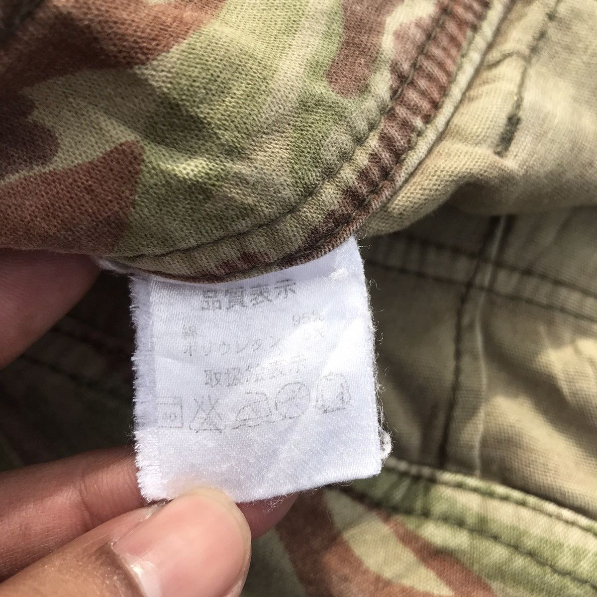 Japanese Brand Vintage Livre Claire Camo 8 Pocket Flare Bush Pants Size US 30 / EU 46 - 10 Thumbnail
