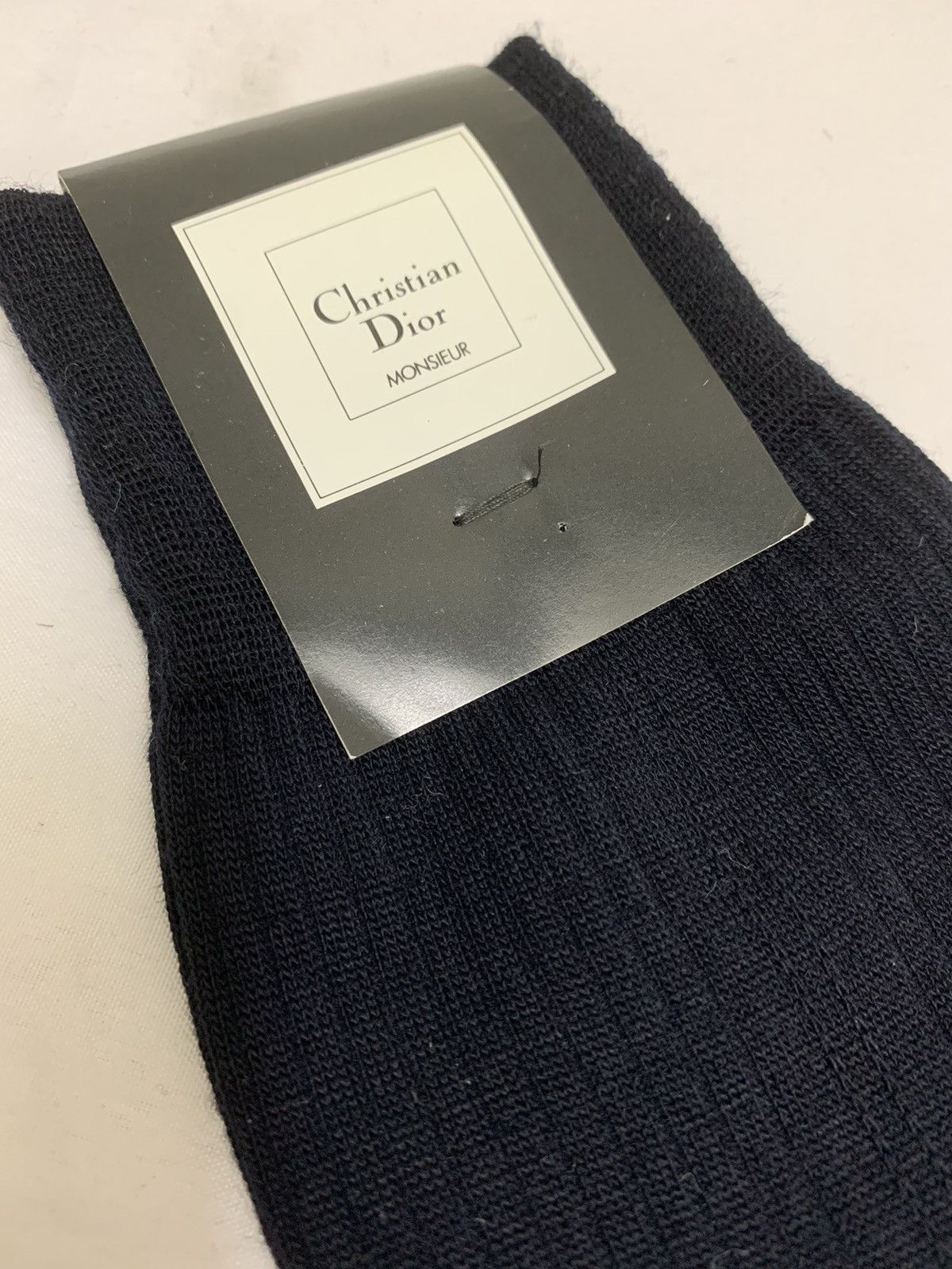 Christian Dior Monsieur Dior Authentic Socks With Logo Wool Nylon Polyester NEW Size ONE SIZE - 4 Thumbnail