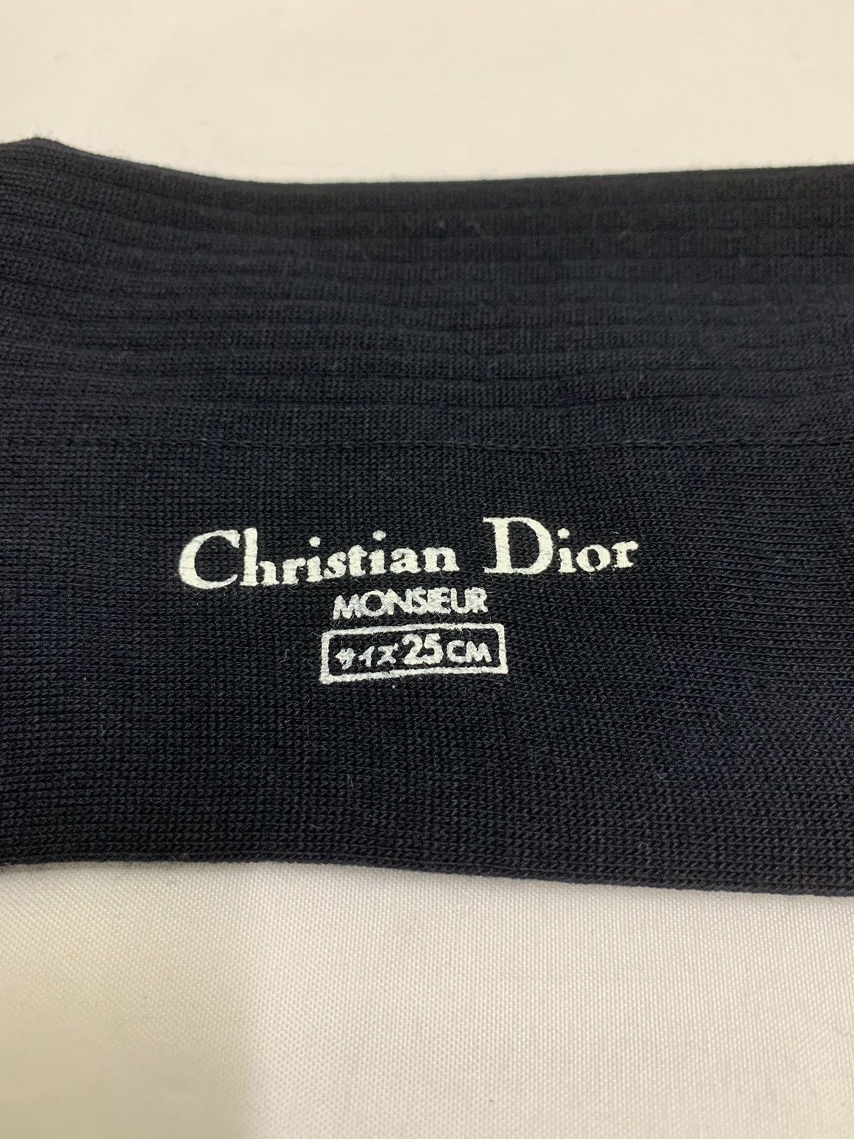 Christian Dior Monsieur Dior Authentic Socks With Logo Wool Nylon Polyester NEW Size ONE SIZE - 3 Thumbnail