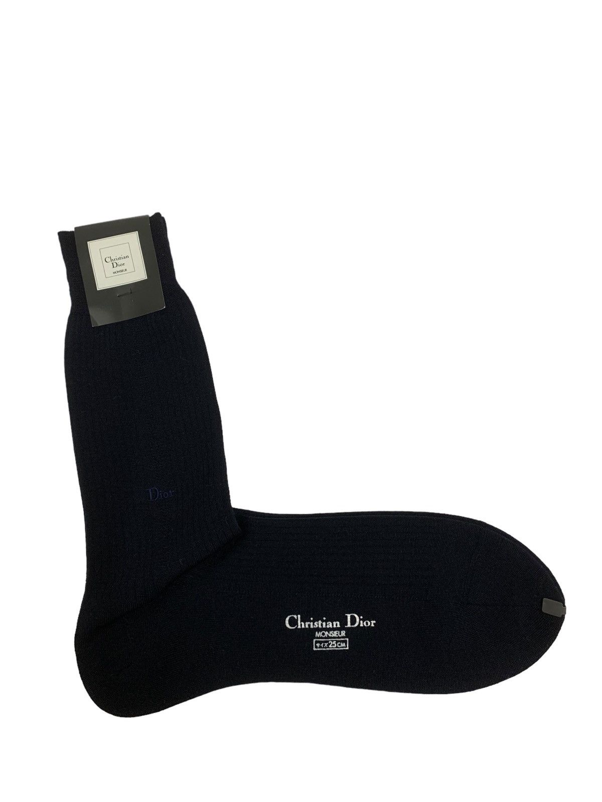 Christian Dior Monsieur Dior Authentic Socks With Logo Wool Nylon Polyester NEW Size ONE SIZE - 1 Thumbnail