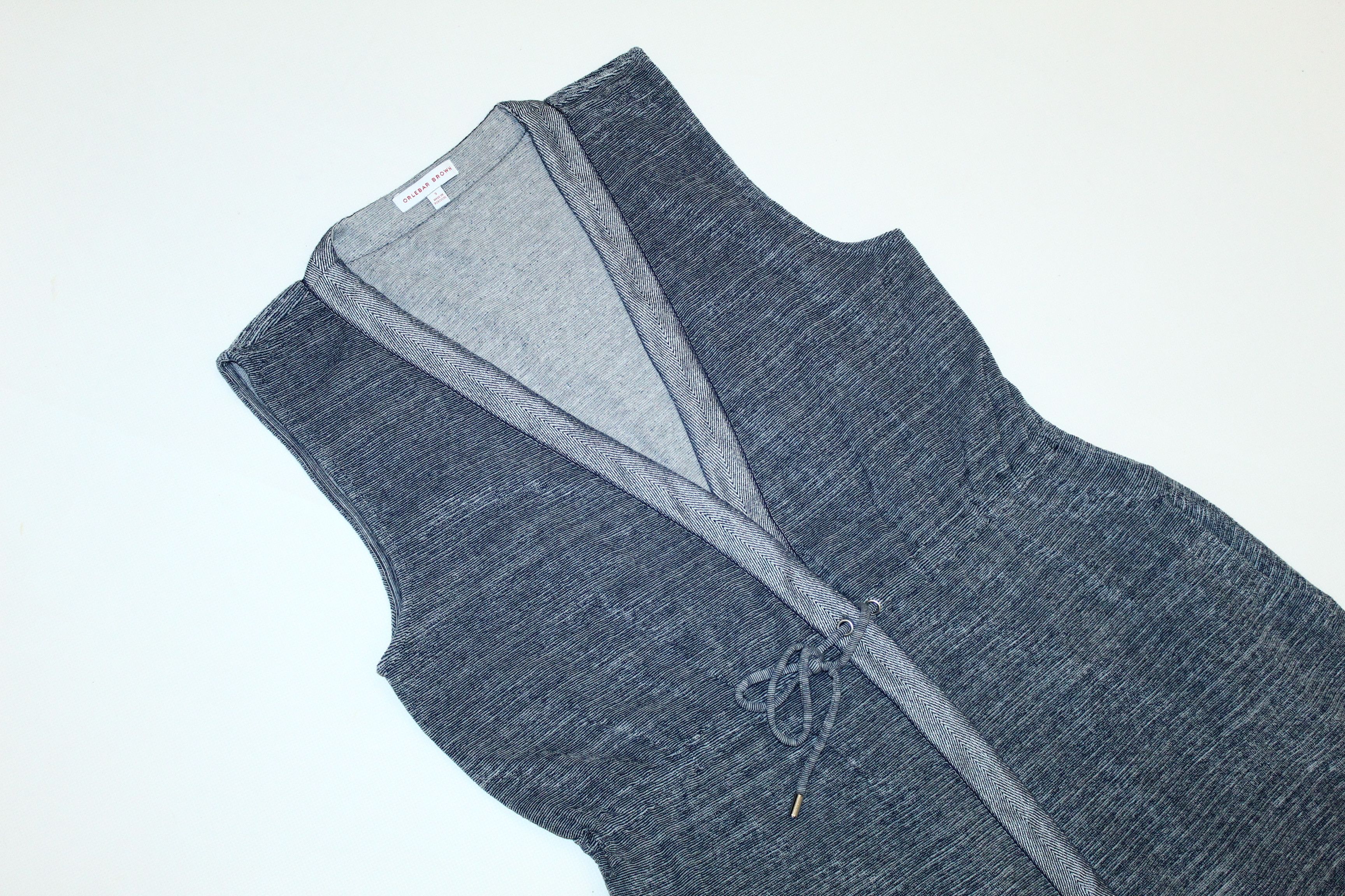 Japanese Brand Orlebar Brown Japan Kimono Style Sleeveless Cotton Knit Vest Size S / US 4 / IT 40 - 3 Thumbnail