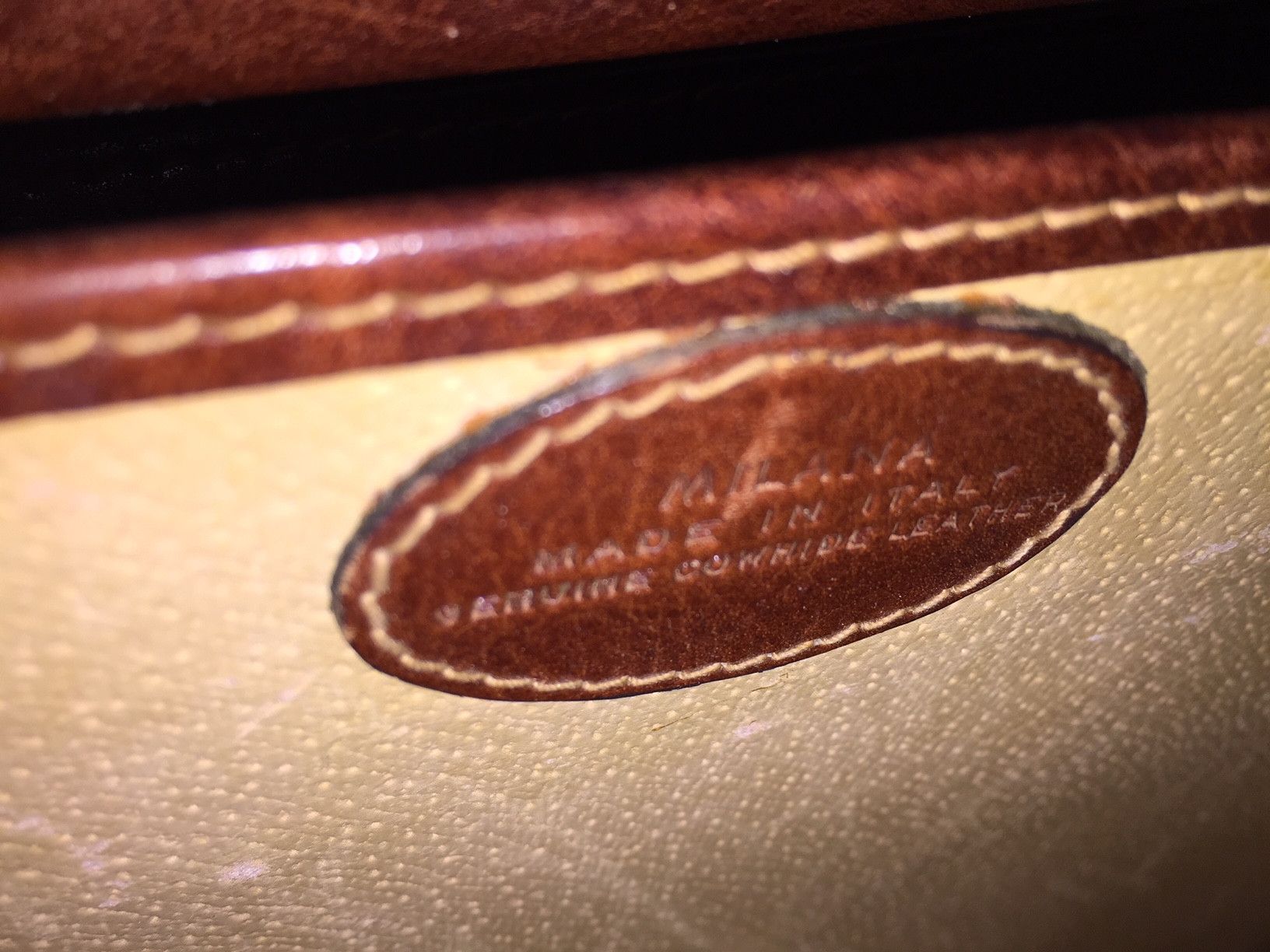 Milana cowhide briefcase