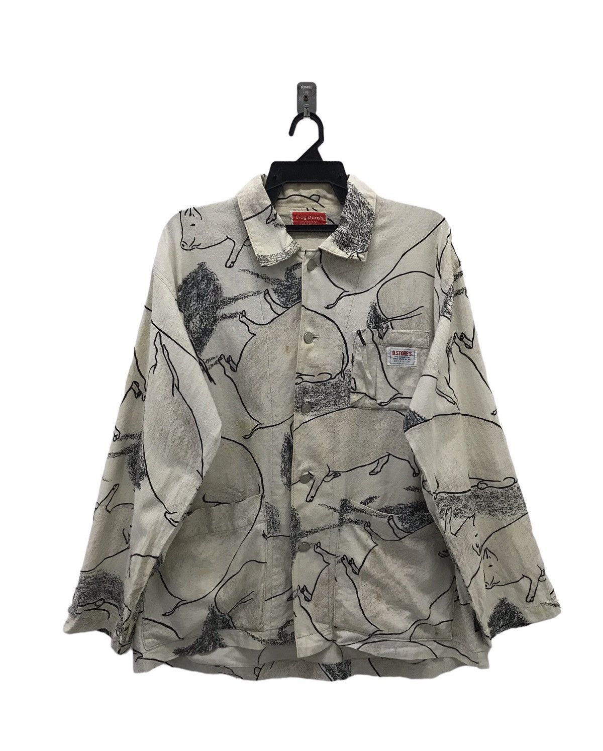 Printed Denim Supreme Is Love Denim Work Jacket Supreme Is Love