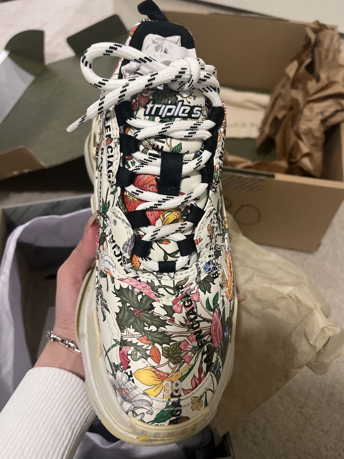Balenciaga × Gucci Gucci x Balenciaga Triple S sneaker | Grailed