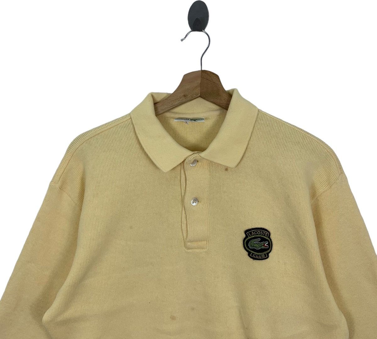 Lacoste × Vintage Vintage90s Chemise Lacoste SportswearCrewneckPulloverSweater Size US M / EU 48-50 / 2 - 2 Thumbnail