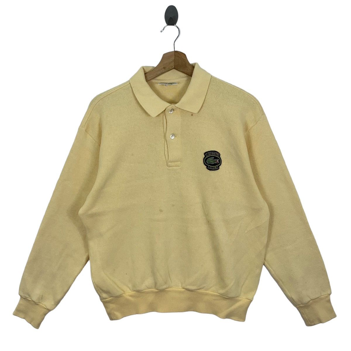 Lacoste × Vintage Vintage90s Chemise Lacoste SportswearCrewneckPulloverSweater Size US M / EU 48-50 / 2 - 1 Thumbnail