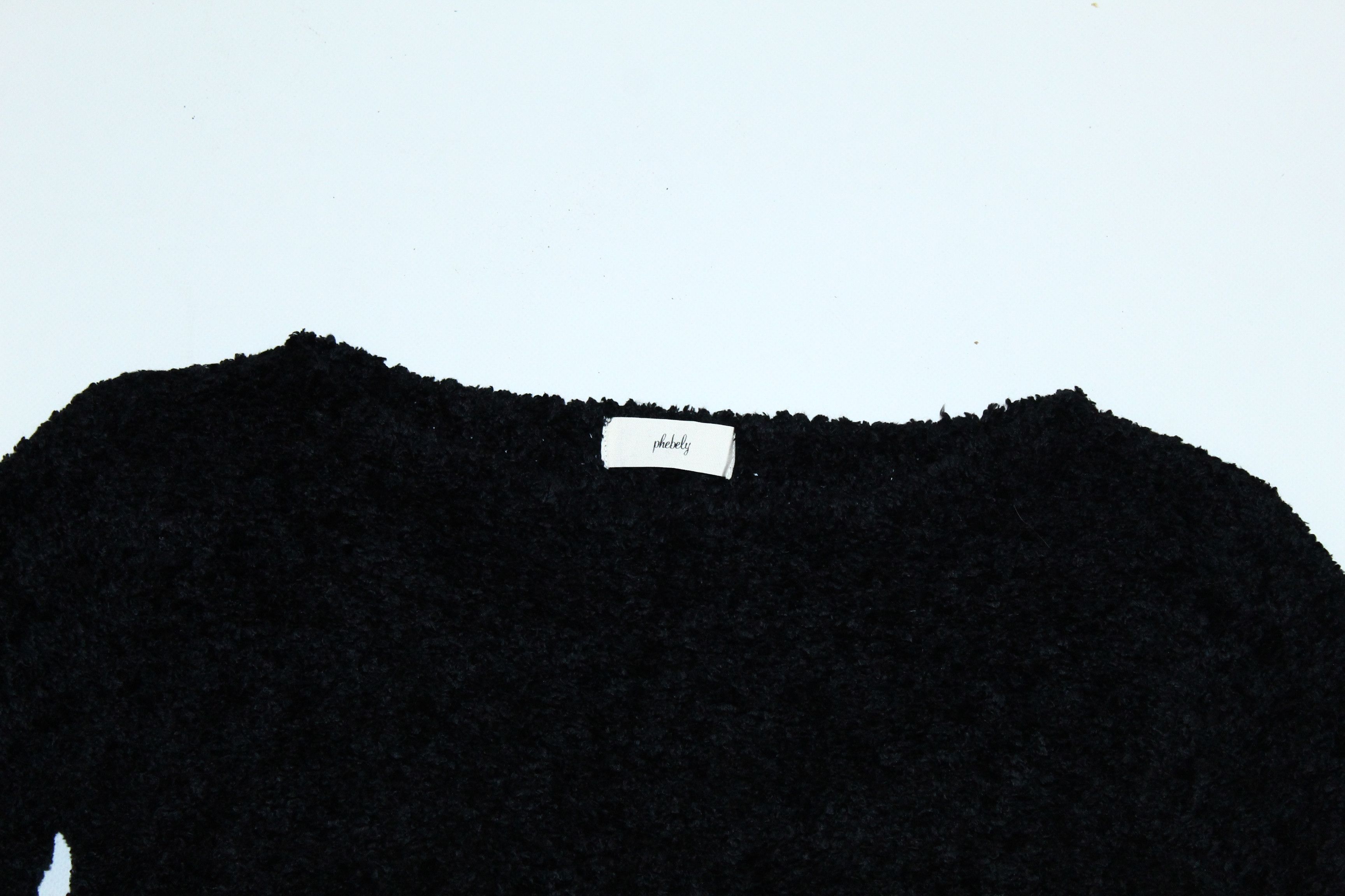 Japanese Brand Y2k Phabely Japan Free Size Soft Knit Crop Pullover Size ONE SIZE - 2 Thumbnail