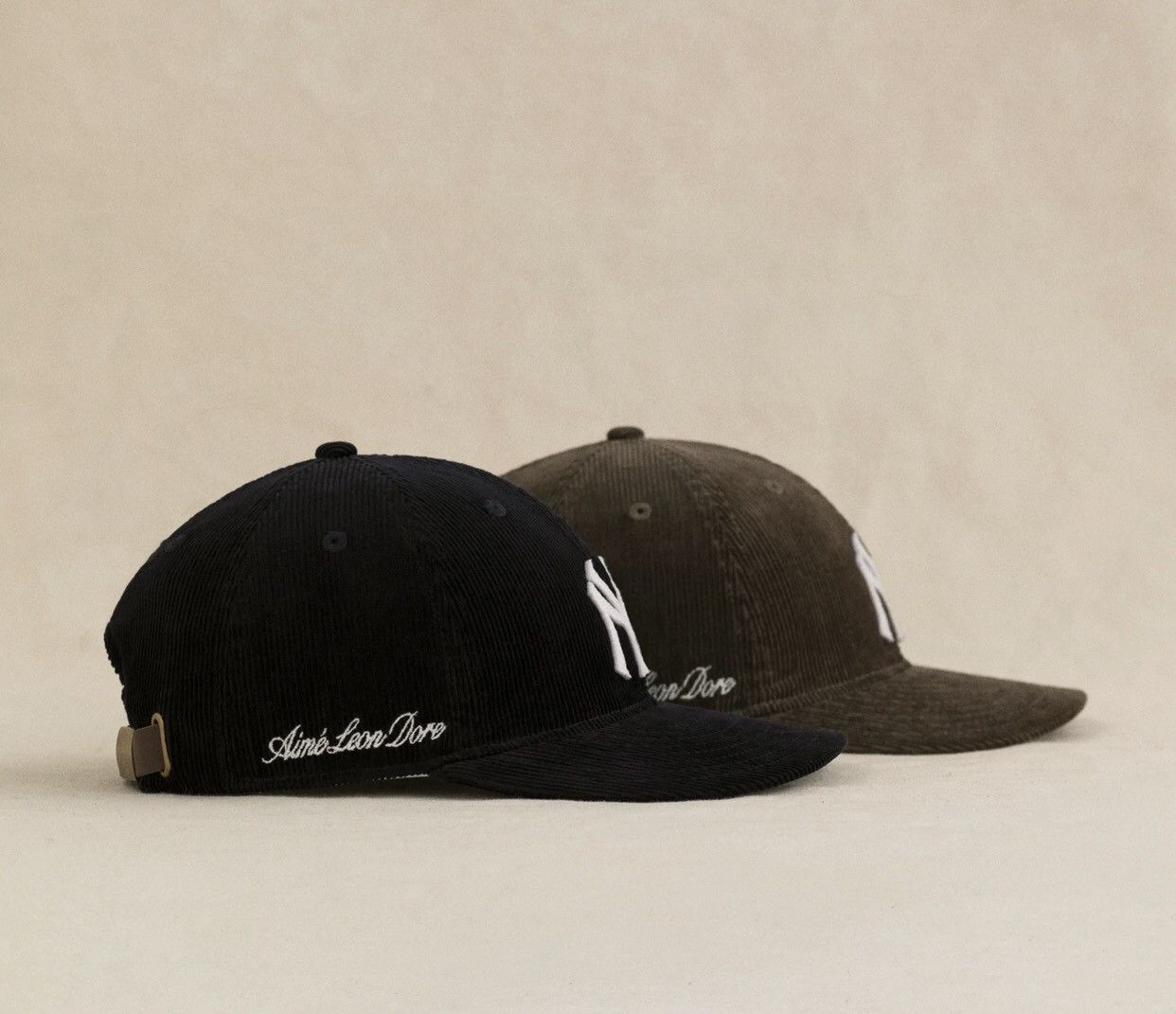 Aime Leon Dore × New Era × New York Yankees ALD / New Era Micro Cord Yankees  Hat navy white strapback | Grailed