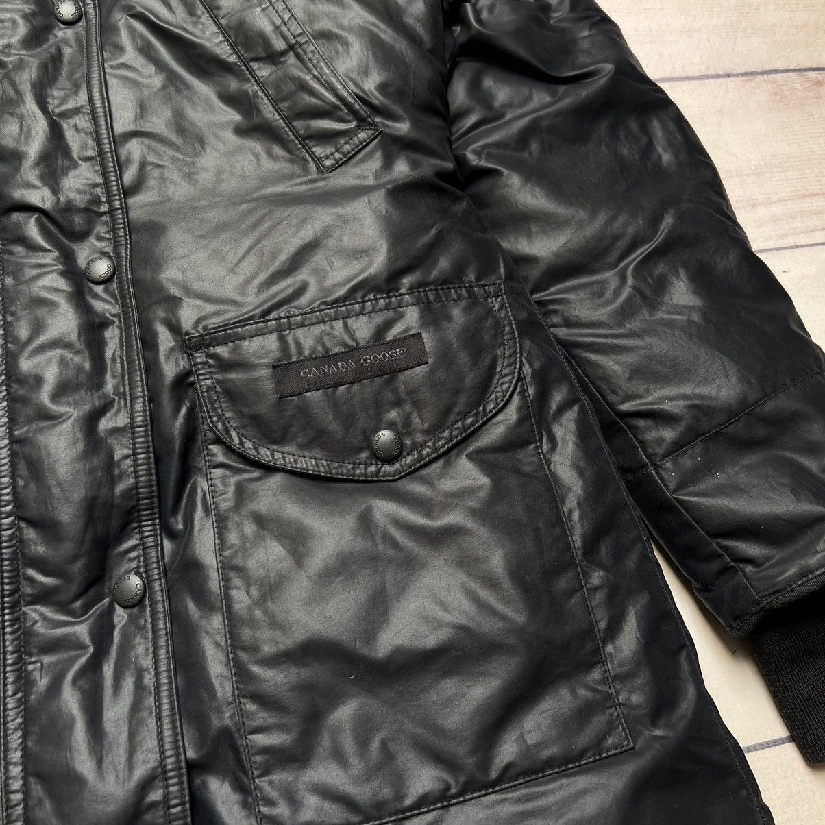 Canada Goose Canada Goose Allblack Trillum Down Parka Jacket Size S / US 4 / IT 40 - 3 Thumbnail