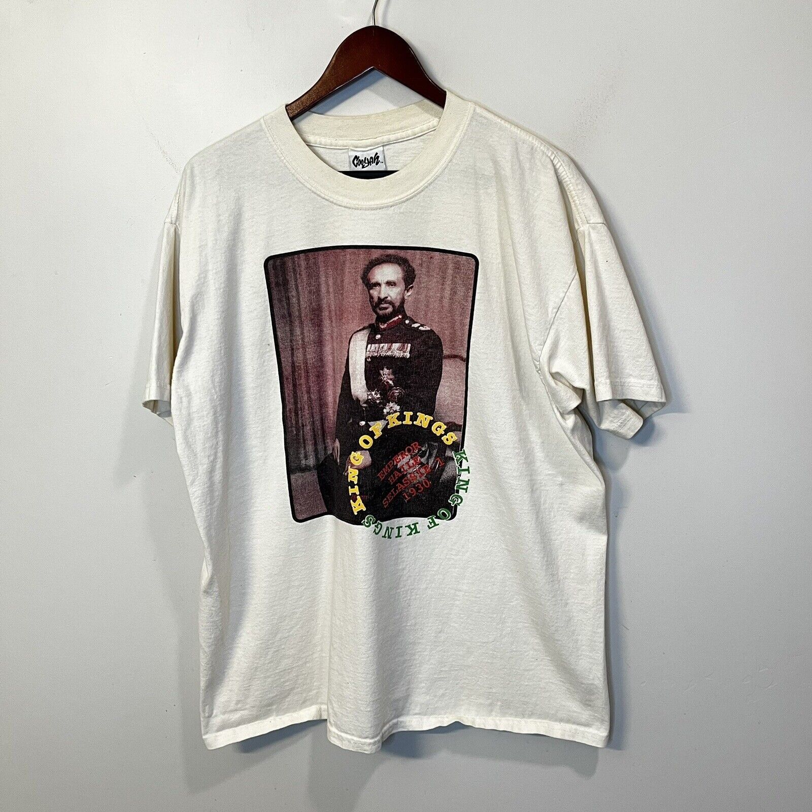 Vintage VTG King Of Kings Lord Of Lords Haile Selassie T-Shirt | Grailed