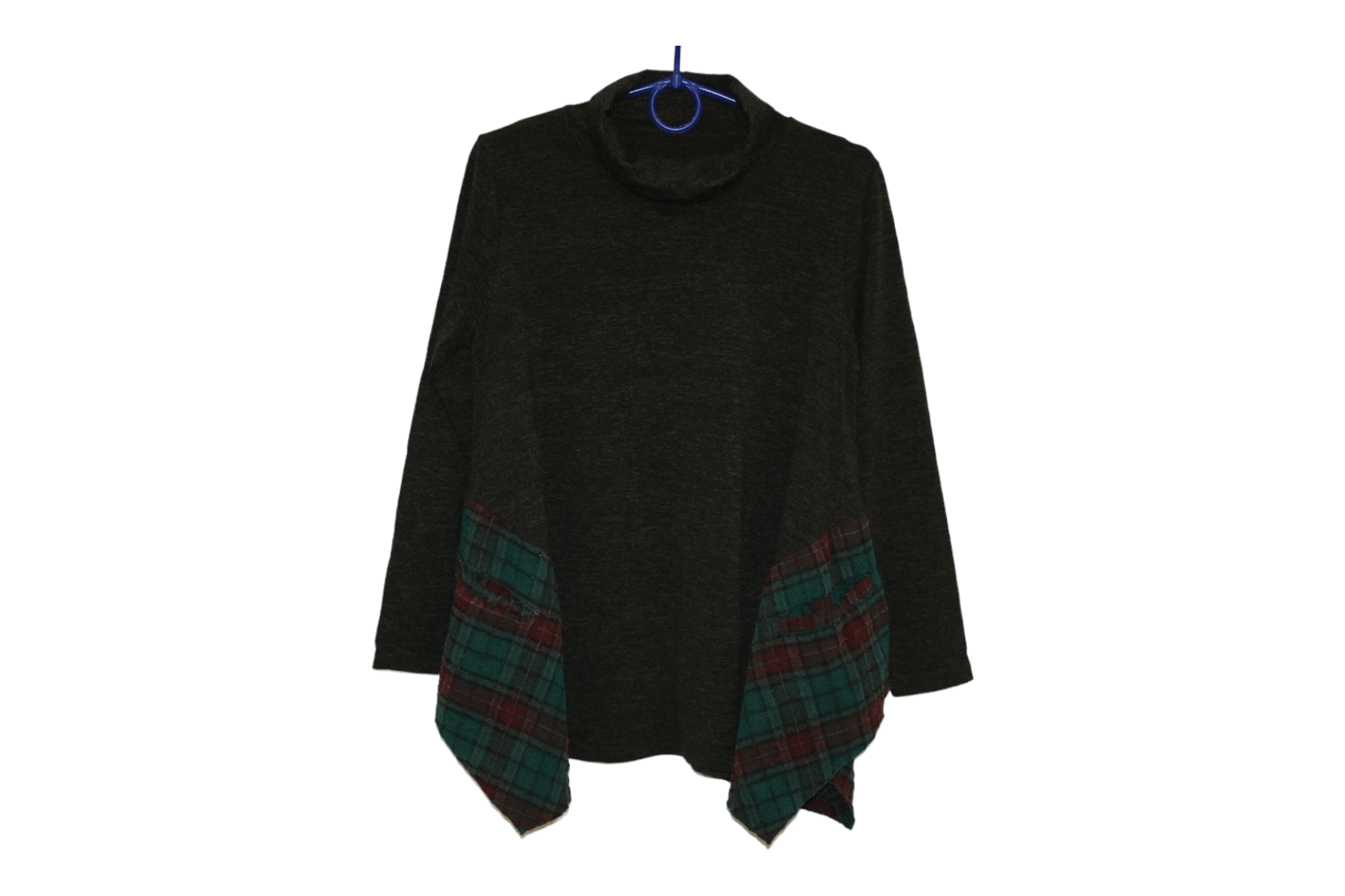 Japanese Brand 💥Kobito Misaki Sensitivity Patchwork Rollneck Knitted Dress Size M / US 6-8 / IT 42-44 - 1 Thumbnail