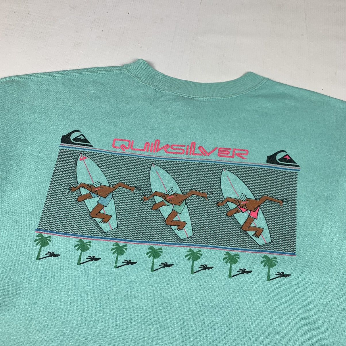 Quiksilver × Vintage Vintage Quiksilver Sweatshirt Size US XL / EU 56 / 4 - 2 Thumbnail