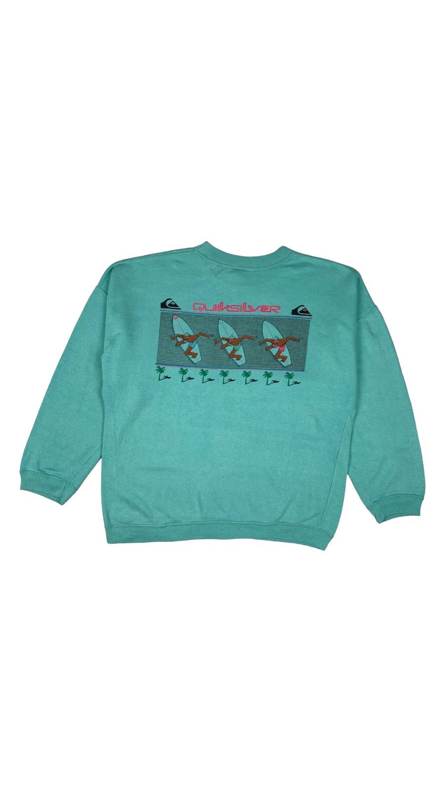 Quiksilver × Vintage Vintage Quiksilver Sweatshirt Size US XL / EU 56 / 4 - 1 Thumbnail