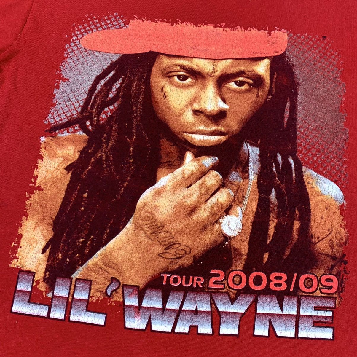 Lil Wayne Vintage 2000s Lil Wayne Rap Tour Tshirt Size US M / EU 48-50 / 2 - 5 Thumbnail