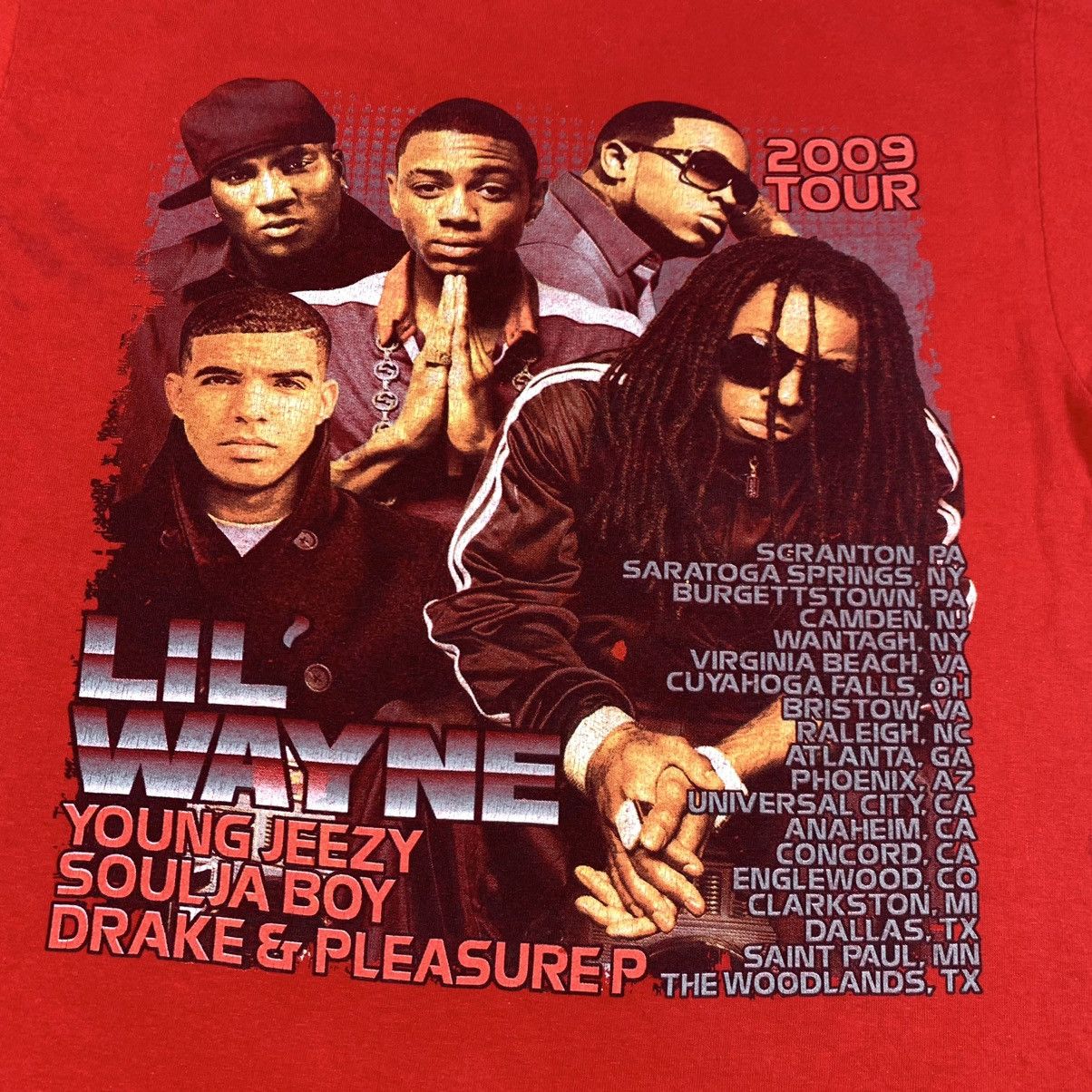 Lil Wayne Vintage 2000s Lil Wayne Rap Tour Tshirt Size US M / EU 48-50 / 2 - 9 Thumbnail