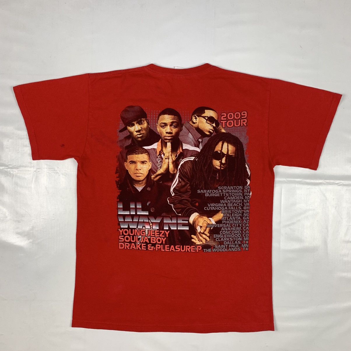 Lil Wayne Vintage 2000s Lil Wayne Rap Tour Tshirt Size US M / EU 48-50 / 2 - 8 Thumbnail