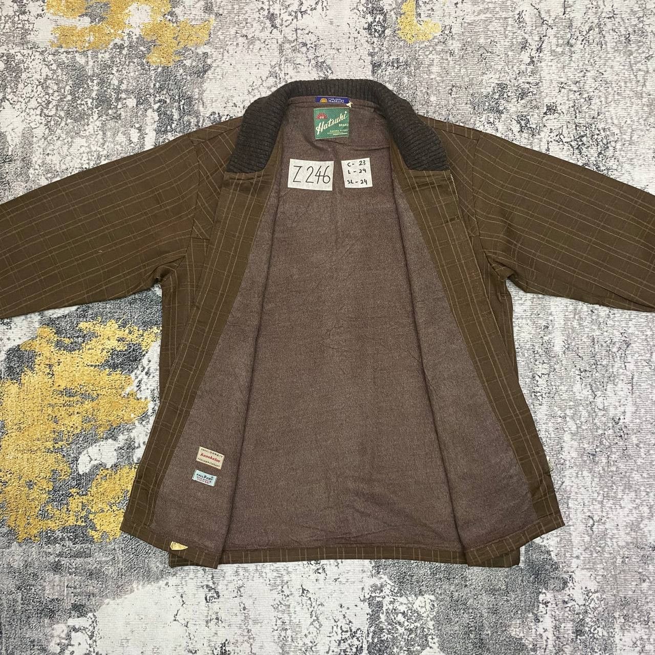 Japanese Brand Z246 VTG JAPAN MAIHARA HIFUKU X KANEKALON WOOL JACKET Size US L / EU 52-54 / 3 - 5 Thumbnail