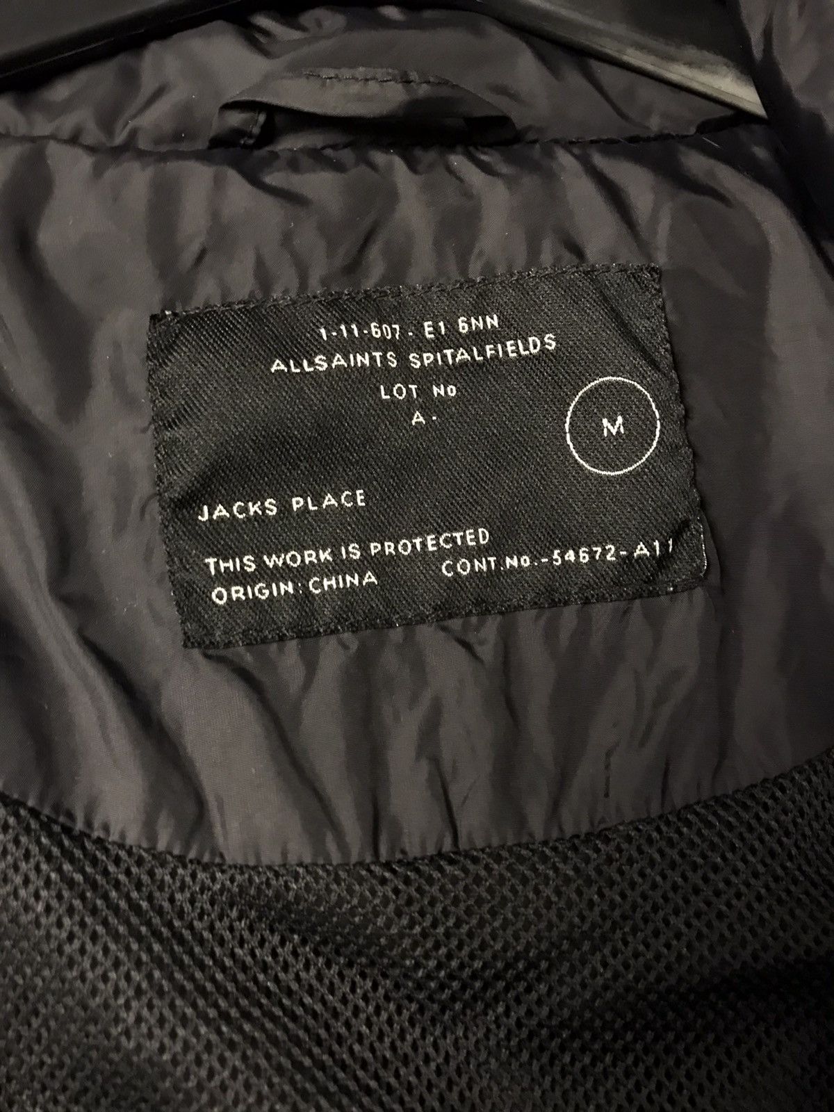 Allsaints × Japanese Brand Allsaints nylon Vacant jacket very rare size M Size US M / EU 48-50 / 2 - 6 Thumbnail