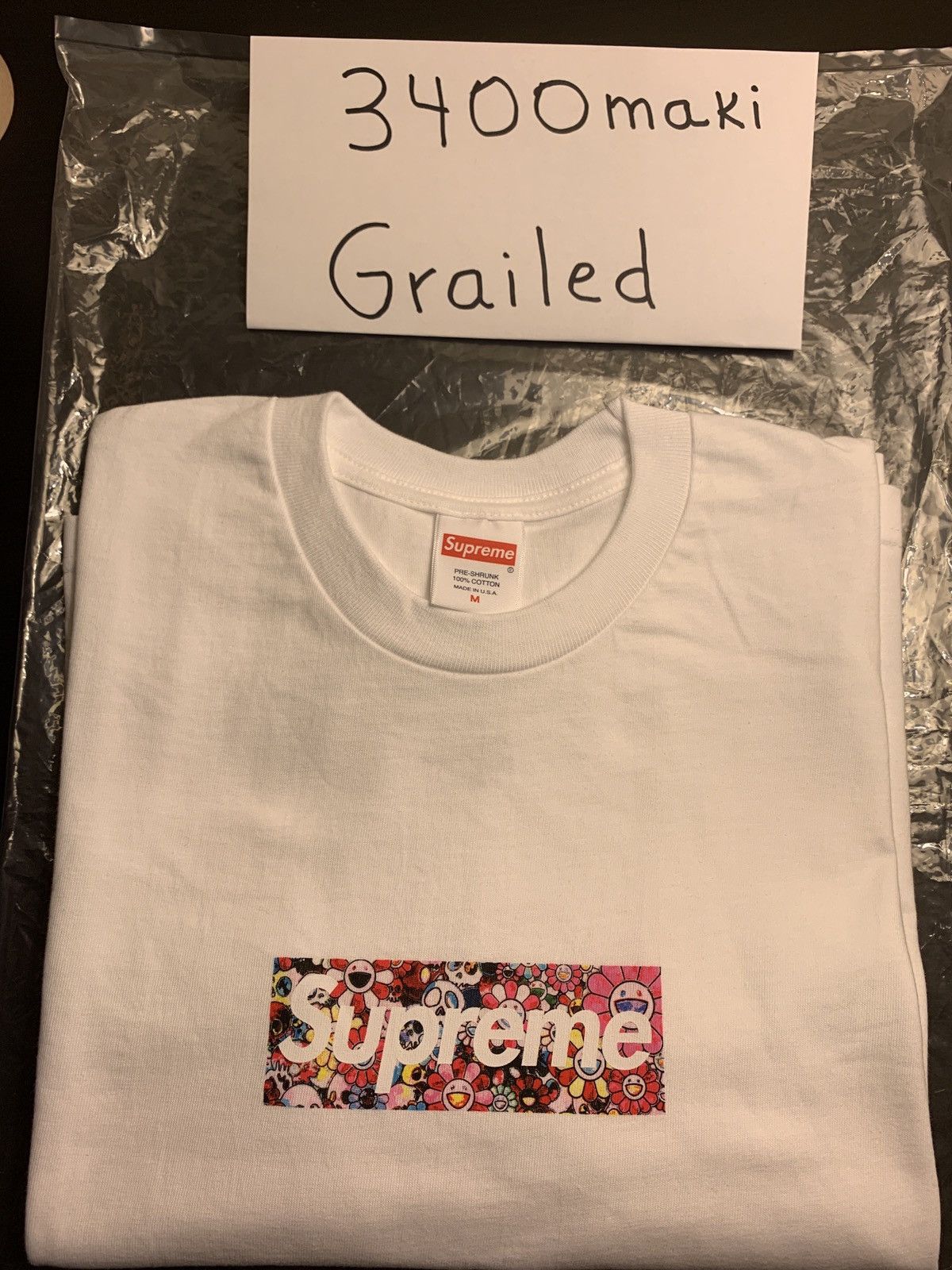 Takashi Murakami Supreme White Tee Price Supreme X Takashi 