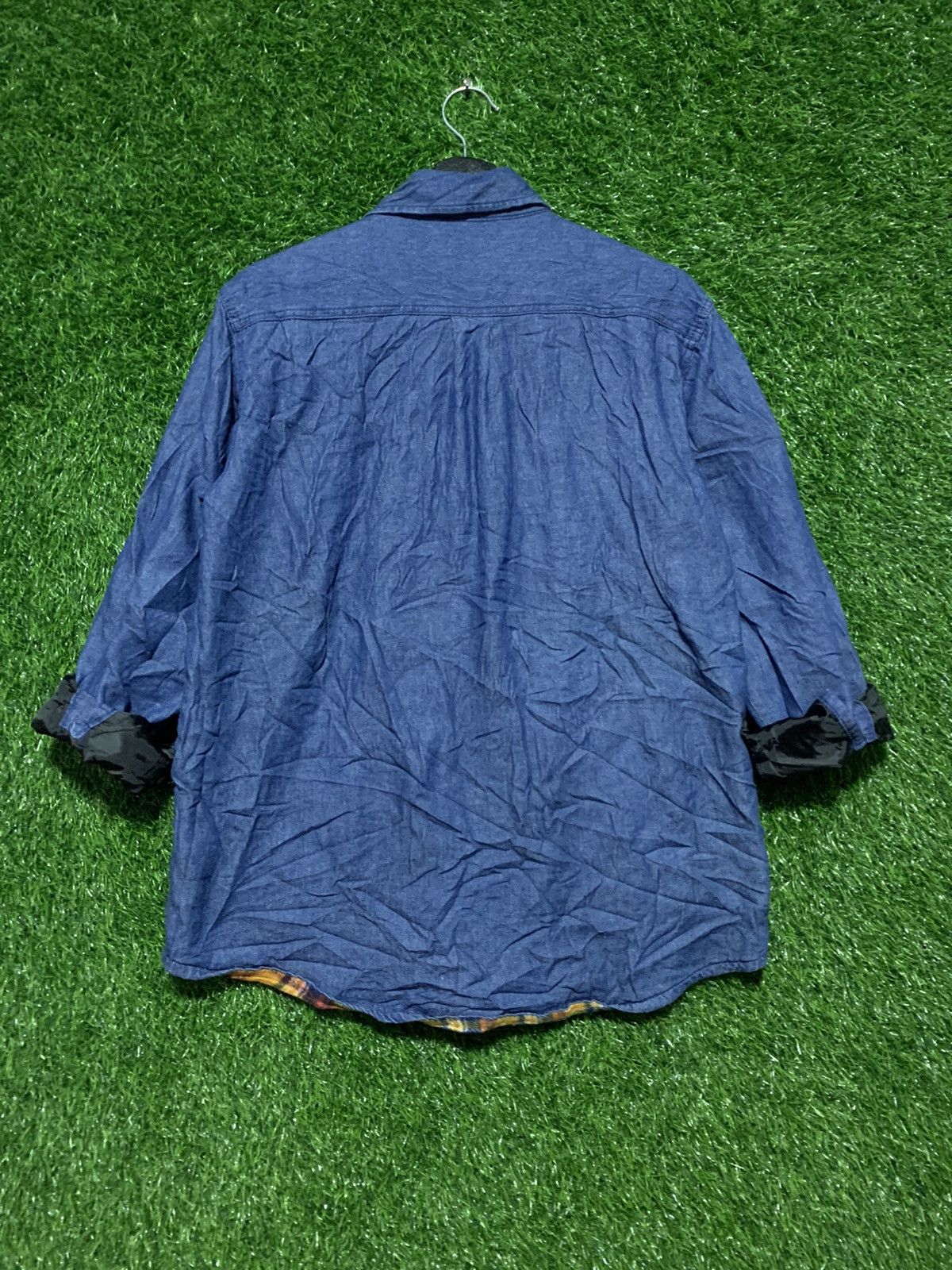 Other Back Point Denim Flanell Lining Shirt Size US L / EU 52-54 / 3 - 5 Thumbnail