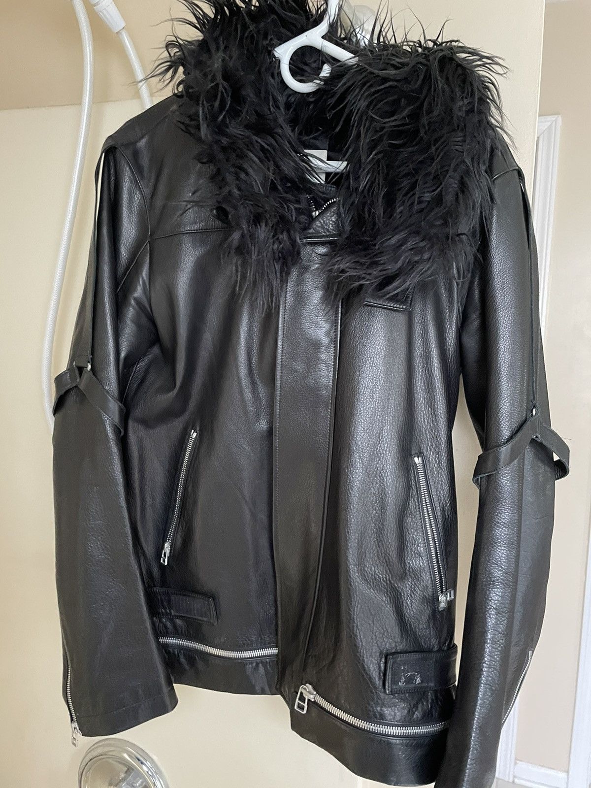 Helmut Lang Helmut Lang Oil Slick Leather Jacket Size US M / EU 48-50 / 2 - 1 Thumbnail