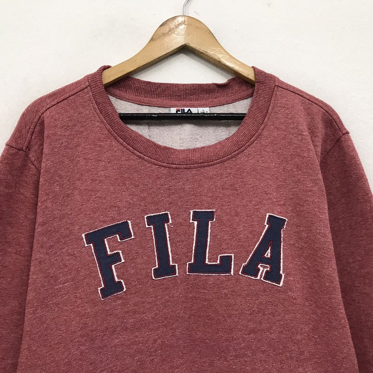 Vintage Fila Big Logo Sweatshirt Jumper Pullover