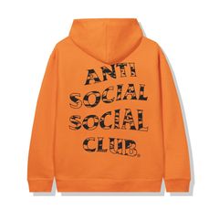 Anti Social Social Club Orange Hoodie | Grailed