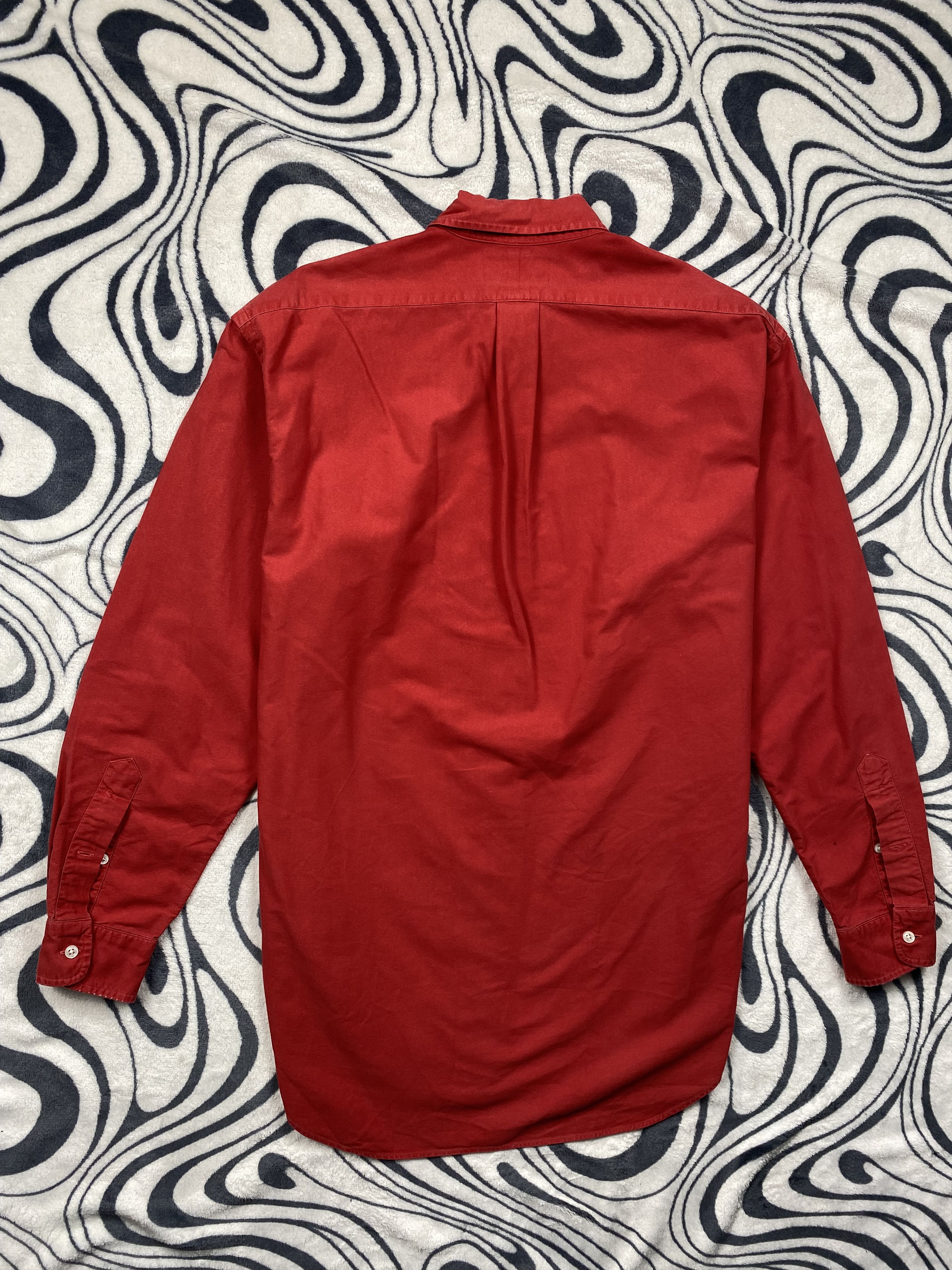 Polo Ralph Lauren Polo Ralph Lauren Mens Long Sleeve Red Shirt Size US M / EU 48-50 / 2 - 8 Thumbnail