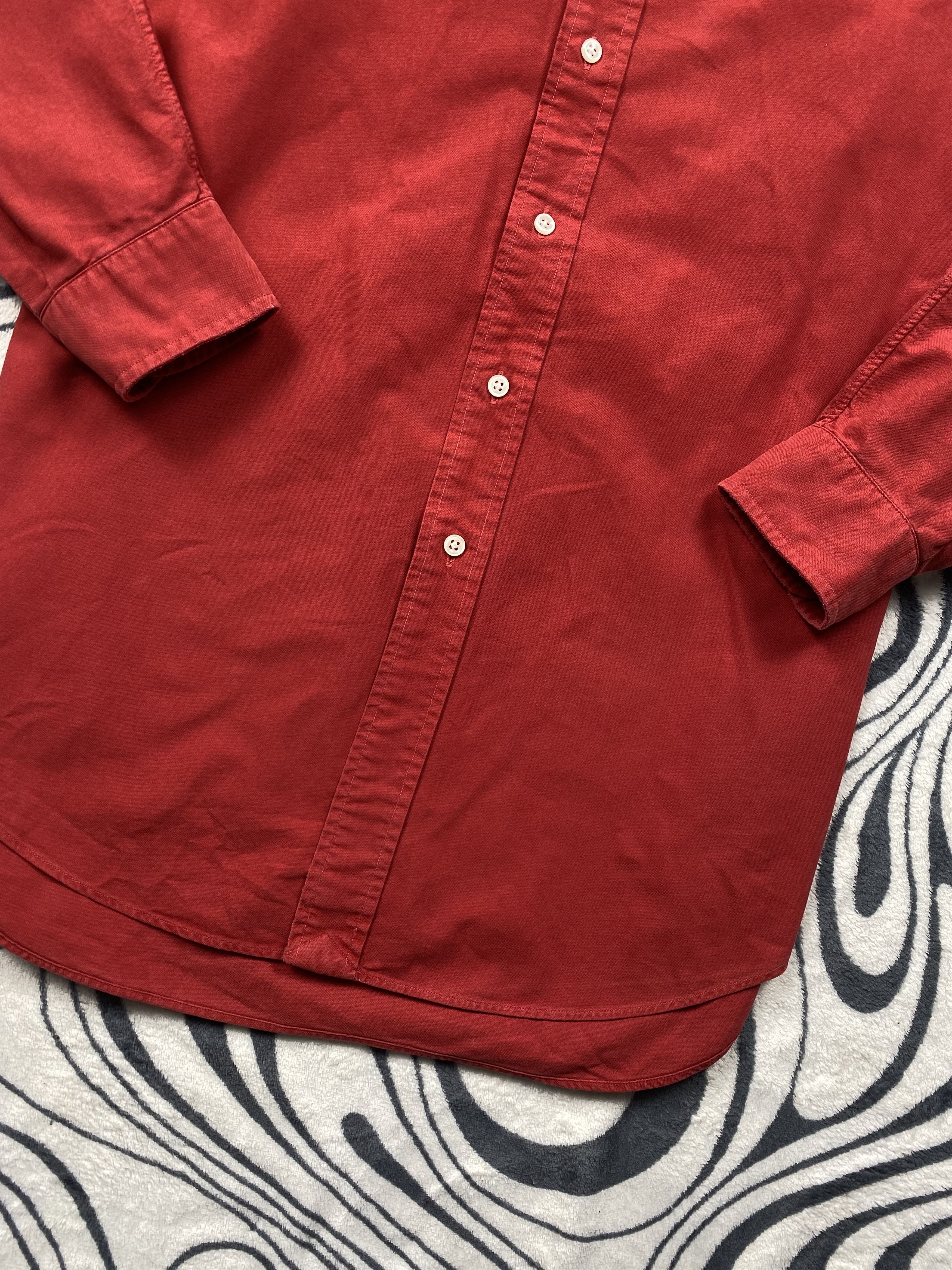 Polo Ralph Lauren Polo Ralph Lauren Mens Long Sleeve Red Shirt Size US M / EU 48-50 / 2 - 4 Thumbnail