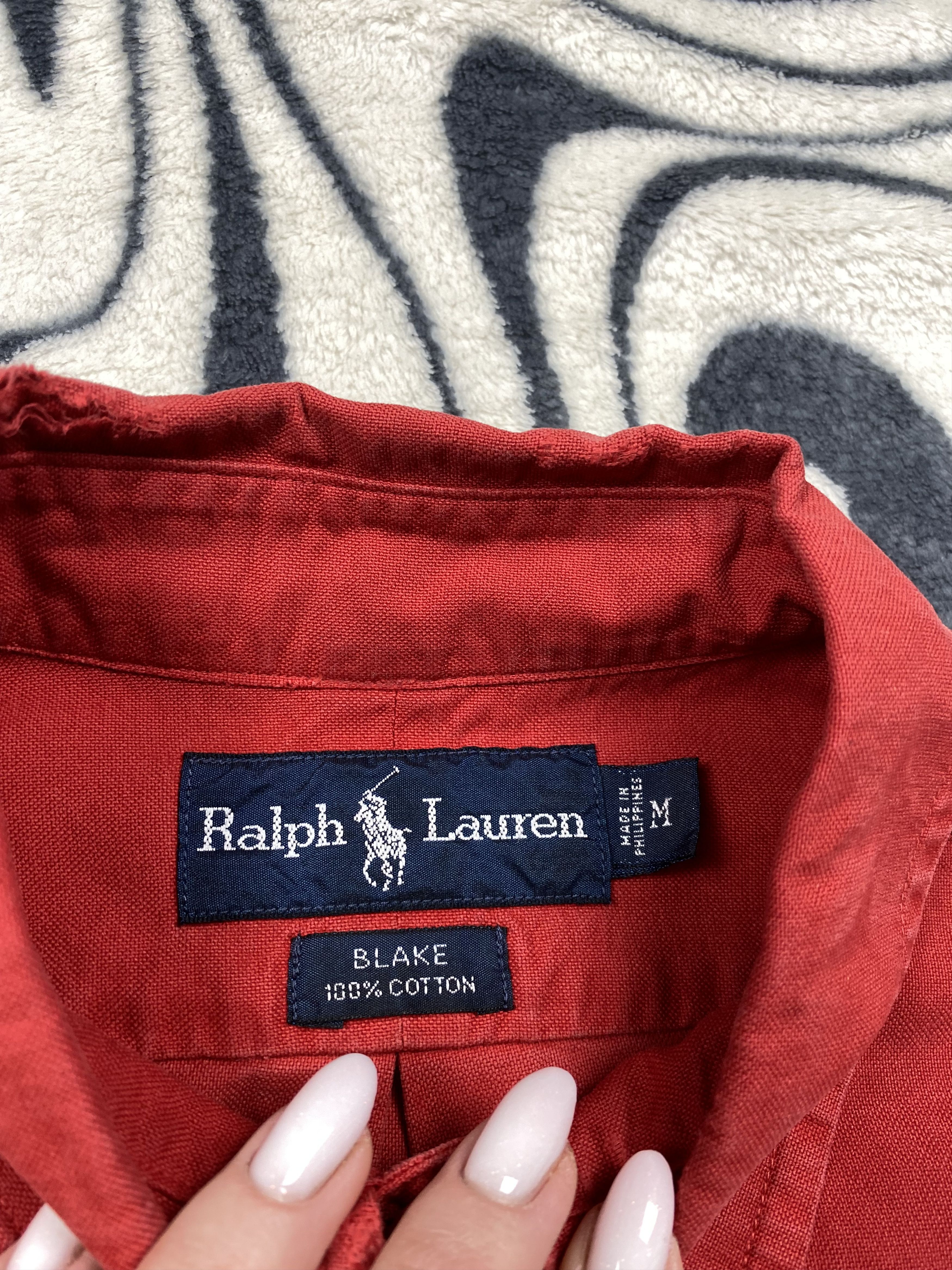 Polo Ralph Lauren Polo Ralph Lauren Mens Long Sleeve Red Shirt Size US M / EU 48-50 / 2 - 5 Thumbnail